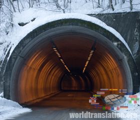 Tunnel across the Bering Strait